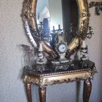 آینه و شمعدان و ساعت|آینه|فردیس, فردیس|دیوار