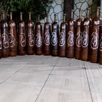 دمبل زورخانه‌ای،میل باستانی، چوب مقاوم(شرایط عالی|تجهیزات ورزشی|تبریز, |دیوار