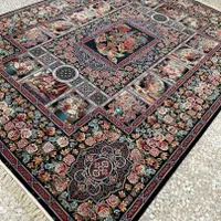 باغ ارم فرش ماشینی در رنگبندی|تابلو فرش|ری, شهید غیوری (ابن باویه)|دیوار