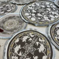 فرش ۱۵۰ در۱۵۰ گرد آکبند