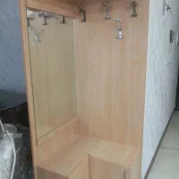 جا کفشی و جالباسی آینه دار ( ال، سه کنج)