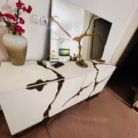 میز تی وی و میز آرایشی با اینه مدا رعد