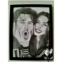 تبدیل عکس به تابلوی جذاب نقاشی چهره|تابلو، نقاشی، عکس|کرج, گلشهر|دیوار