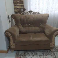 مبل هفت نفره به همراه میز پذیرایی|مبلمان خانگی و میز عسلی|رشت, جهاد|دیوار