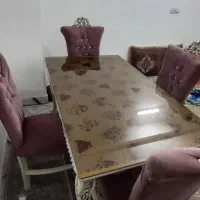 میز غذا خوری ۴ نفره|میز و صندلی غذاخوری|ابهر, |دیوار