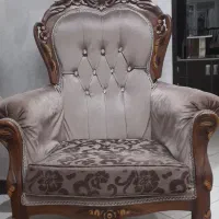 مبل سلطنتی استیل چوب راش