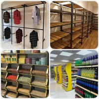 اجرای دکوراسیون/قفسه بندی طبقه رگال/دکور فلزی چوبی