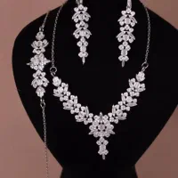 ست و نیم ست نقره جواهری اًتُمی اُتریشی