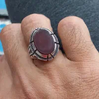 انگشتر عقیق نقره درجه یک معاوضه هم دارم با انگشر|جواهرات|رباط‌کریم, رباط‌کریم|دیوار