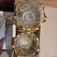 سرویس لب طلاگل رز|ظروف سرو و پذیرایی|خوی, |دیوار