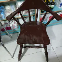 ۲ عدد صندلی چوبی قدیمی