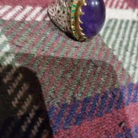 انگشتر نقره آمتیست