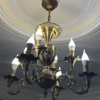 لوستر برنز۳ عدد|لوستر و چراغ آویز|نیشابور, دارایی|دیوار