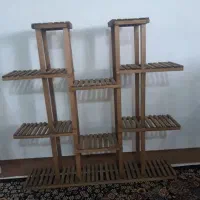 جای گل چوبی ۱نیم در ۱نیم با بهترین چوب