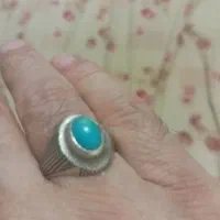 انگشترفیروز اصل نیشابورمارک دار