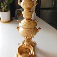 سماور برنجی دکور