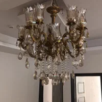 لوستر برنز|لوستر و چراغ آویز|کرج, برغان|دیوار