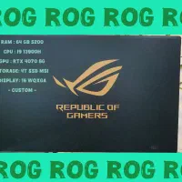 لپتاپ Asus Rog x16 flow (« هیولای کاستوم شده »)|رایانه همراه|کرج, گوهردشت|دیوار