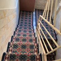 گلیم فرش پله سه طبقه کامل عرض ۱ و ۱۲۰