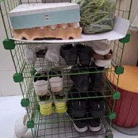 قفسه مشبک فلزی به همراه اتصالات زیر قیمت|کتابخانه، شلف، قفسههای دیواری|تهران, افسریه شمالی|دیوار