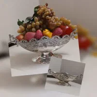 2تاظرف سیلور آجیل خوری،ویابهمراه میوهای مصنوعی