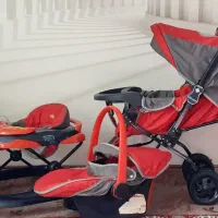 ست کامل کالسکه روروئک و کریر مارک دلیجان