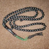 تسبیح یسر حجاز ۵۵ ساله ۱۰۱ عددی نقره کوب