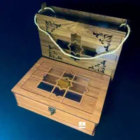 تولید جعبه آجیل شکلات تیبگ جادستمال زیراستکان