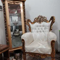 مبل سلطنتی عروس (نو) 9 نفره|مبلمان خانگی و میز عسلی|نجفآباد, طالقانی|دیوار