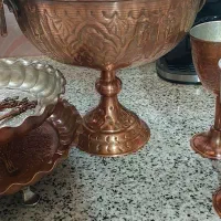 ظروف مس میوه خوری شیرینی خوری جام