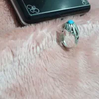 انگشتر نقره باباقوری فیروزه یاقوت اصل|جواهرات|رباطکریم, رباطکریم|دیوار