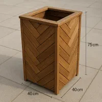 فلاورباکس آبنما ترموود|گل و گیاه طبیعی|پردیس, فاز ۴|دیوار