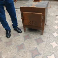 بخاری هیزمی ورق سنگین با وزن ۳۲ کیلو|کوهنوردی و کمپینگ|بهشهر, |دیوار