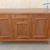 آینه کنسول چوبی(حصیری) ست|بوفه، ویترین، کنسول|تهران, شهرک استقلال|دیوار