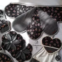 سرویس آشپزخانه دست دوز های رز|سفره، حوله، دستمال آشپزخانه|یزد, |دیوار