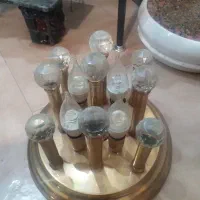 لوستر سقفی چهارشعله دوعدد|لوستر و چراغ آویز|پردیس, فاز ۳|دیوار