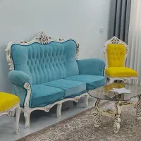 مبلمان ۹نفره|مبلمان خانگی و میز عسلی|تاکستان, |دیوار