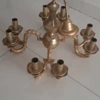 لوستری برنزی|لوستر و چراغ آویز|تبریز, |دیوار