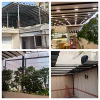 جوشکاری سیارآهنگری حفاظ پنجره  سقف پاسیو