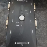 سویچ چهار پورت KVM نت پیل و پرزنتر