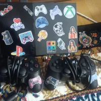 دستگاه ps 2 دو دسته در حد نو