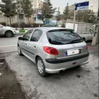 پژو 206تیپ۶ موتور tu5، مدل ۱۳۸۳ اتومات سالم