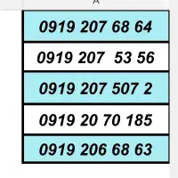 0919.32.102.32|سیم‌کارت|کرج, عظیمیه|دیوار