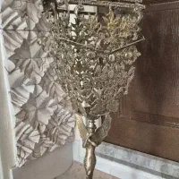 سطل آشغال و دستمال کاغذی جنس برنز
