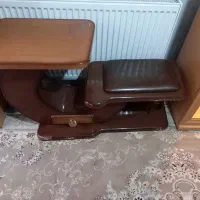 میز تلفن چوبی