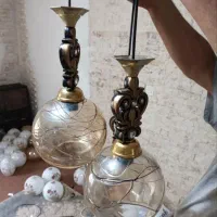 چراغ اویز داخل اتاق خواب و آشپزخانه سه تایی و تکی|لوستر و چراغ آویز|کرج, باغستان|دیوار