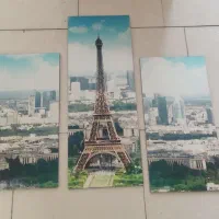 دو تابلو چهار تیکه و چهار دکوری