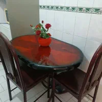 میز ناهار خوری 4 نفره تمام فلزی|میز و صندلی غذاخوری|تهران, پرستار|دیوار