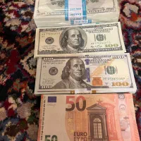 دلار یورو تزئینی|کلکسیون سکه، تمبر، اسکناس|تهران, آرژانتین|دیوار