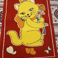 لوستر طلایی نو رنگ ثابت وفرش کودک فروش فوری|لوستر و چراغ آویز|اردبیل, |دیوار